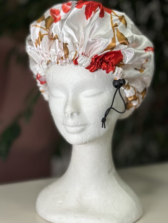 Dušas cepurīte savelkama divpusēja